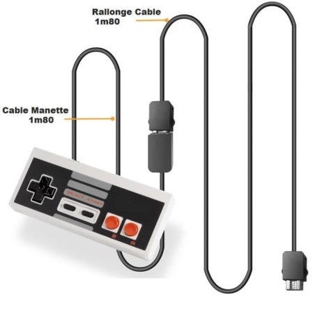 Manette + Cable pour NES Classic Mini_1