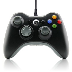 manette-pour-xbox-360-pc-windows-filaire-180m-noire