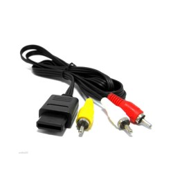 Cable Audio Video A/V - RGB Pour GameCube, Super Nes et Nintendo 64 N64