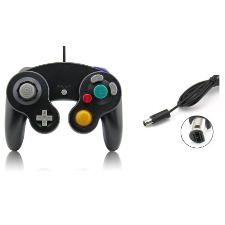 Manette Noire Game Cube