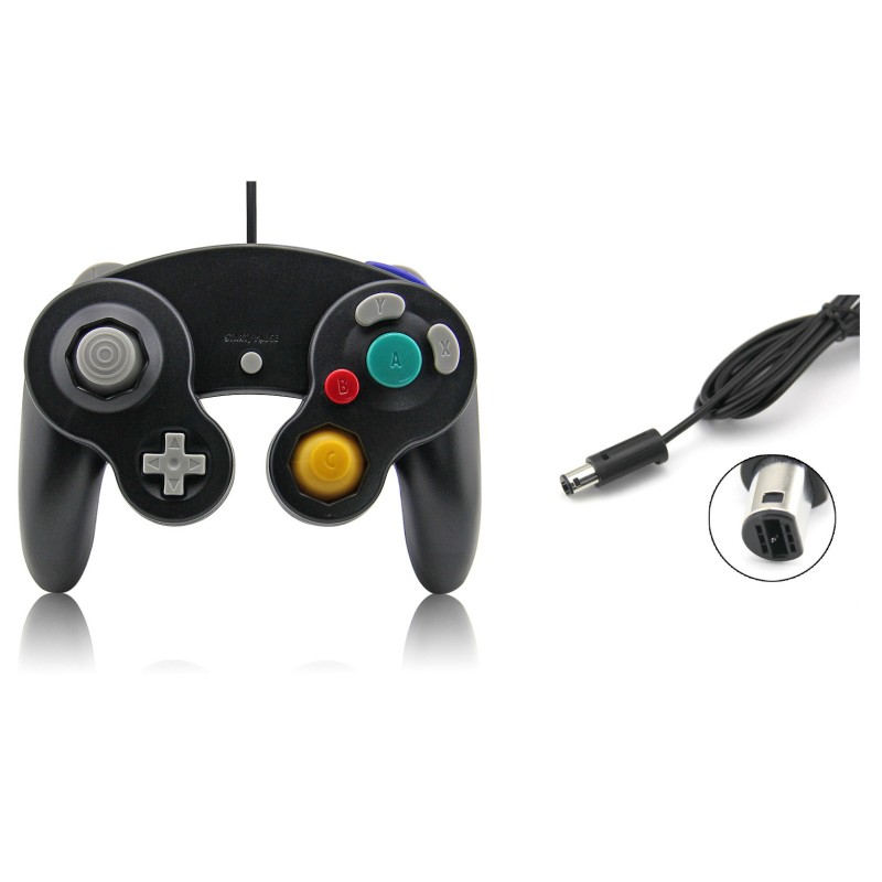 Manette Noire Game Cube