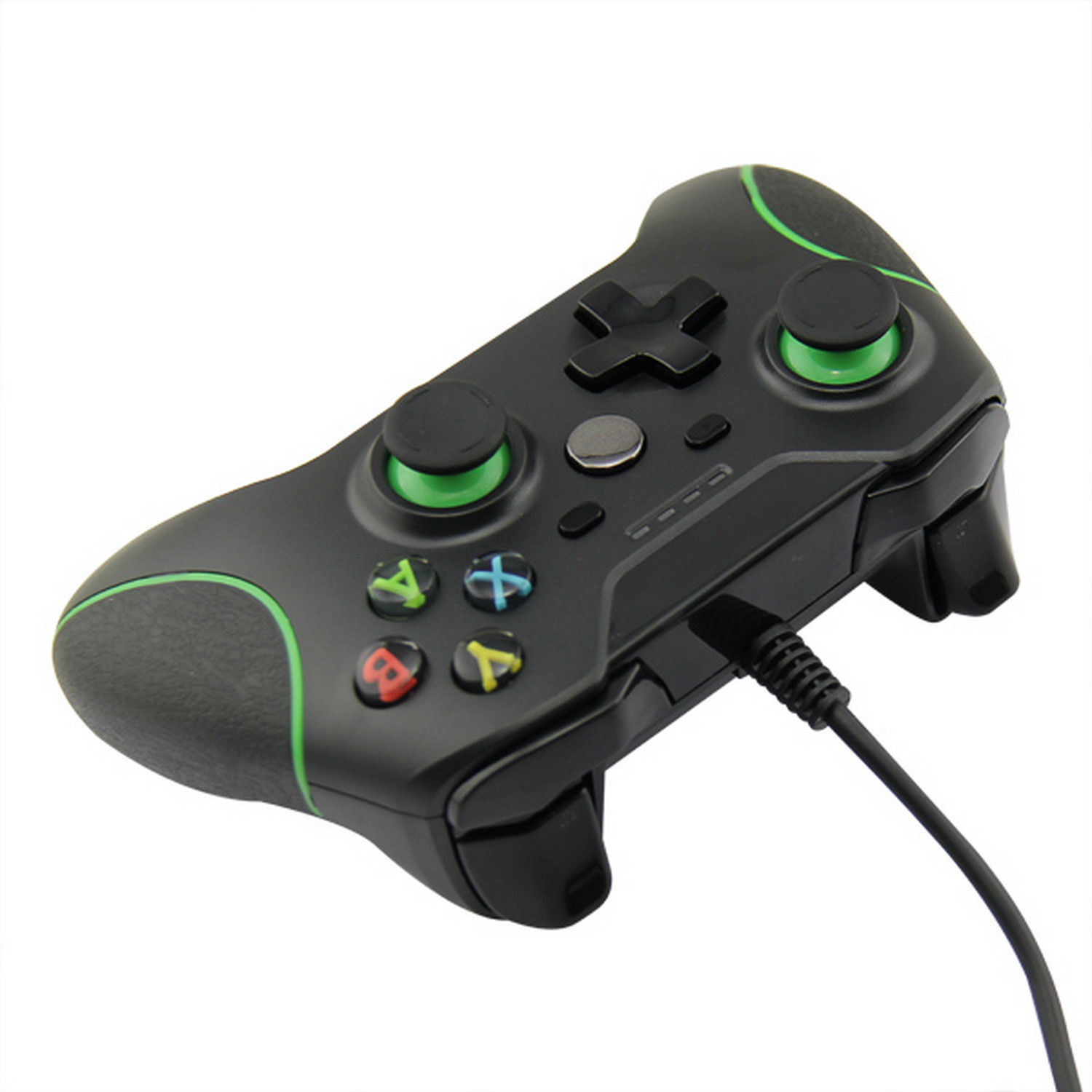 Manette filaire USB pour Microsoft Xbox One, contrôleur de jeu vidéo,  manette de jeu mince, manette de jeu PomerStick, PC Windows - AliExpress
