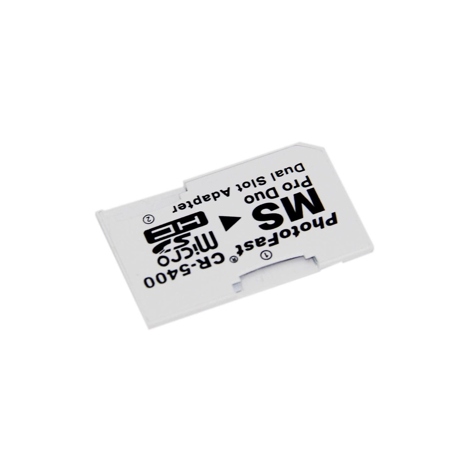 Connectique et chargeur console GENERIQUE Adaptateur memory stick Pro  Double pour cartes mémoires micro SD SDHC