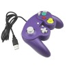 Manette Pad Joystick GameCube USB Pour PC, Linux & Mac - Rétro Gaming - Violet