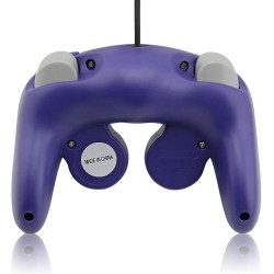 Manette Pad Joystick GameCube USB Pour PC, Linux & Mac - Rétro Gaming - Violet