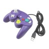 Manette Pad Joystick GameCube USB Pour PC, Linux & Mac - Rétro Gaming - Violet