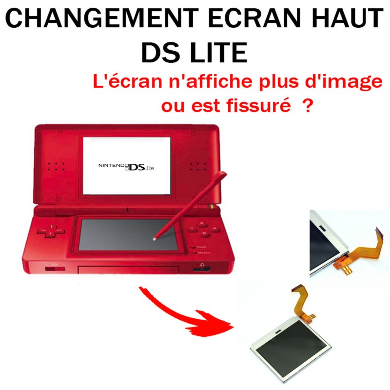 ecran-lcd-superieur-top-ecran-du-haut-pour-console-nintendo-ds-lite ecran-lcd-superieur-top-ecran-du-haut-pour-console-nintendo-ds-lite
