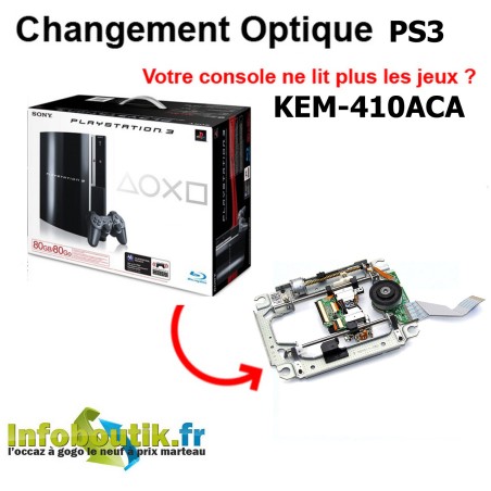 Pièce de Rechange Chariot Bloc Optique PS3 KEM-410ACA
