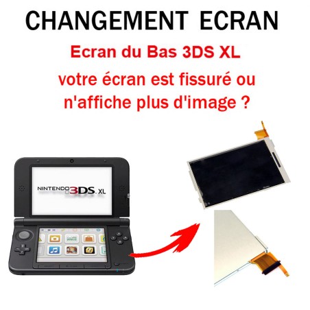 Ecran LCD Inférieur Bottom (Ecran du Bas) Pour Console Nintendo 3DS XL