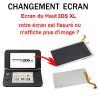 Ecran LCD supérieur (haut) de remplacement pour Nintendo 3DS XL