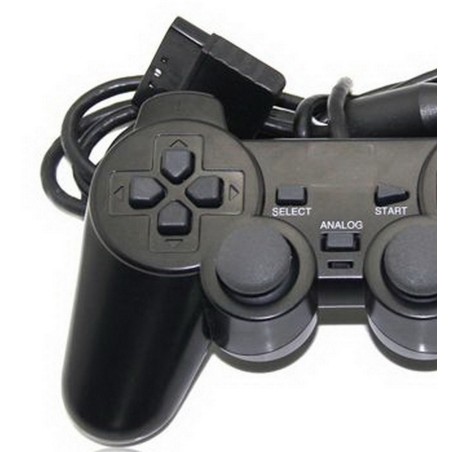 manette-ps2-analogique-vibrantes-noires