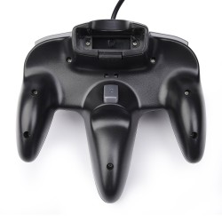 2x-controller-manette-n64-filaire-pour-nintendo-64-noir
