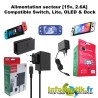 Adaptateur secteur pour Nintendo Switch, Lite, OLED & Dock