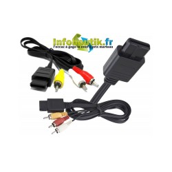 Cable Audio Video A/V - RGB Pour GameCube, Super Nes et Nintendo 64 N64