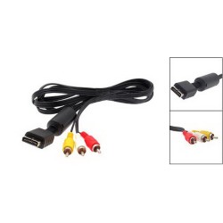 Cable Audio et Video A/V - RGB Pour PS1, PS2 & PS3