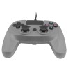 Manette USB pour PS4/PS3/PC Windows filaire - 2m - Grise
