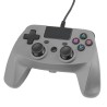 Manette USB pour PS4/PS3/PC Windows filaire - 2m - Grise