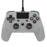 Manette USB pour PS4/PS3/PC Windows filaire - 2m - Grise