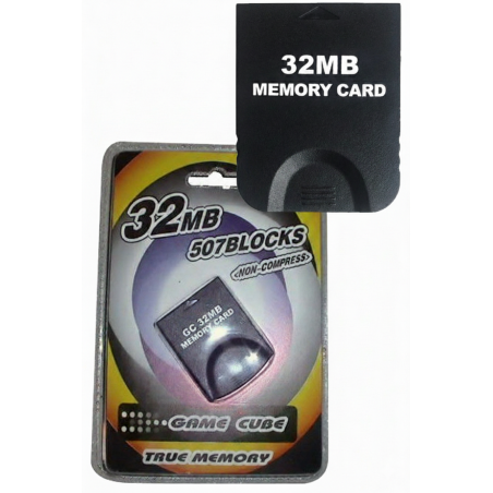 Carte Mémoire Générique 32Mb (507Blocks) Game Cube/Wii