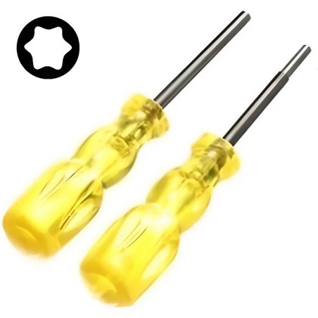 2 Tournevis 3.8 + 4.5 MM Nintendo Screwdriver / Gamebit (GameBoy, Super Nintendo, N64, GameCube)