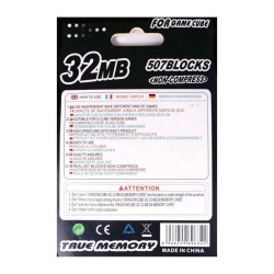 Carte Mémoire Générique 32Mb (507Blocks) Game Cube/Wii