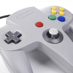 Controller Manette N64 filaire pour Nintendo 64 - Gris