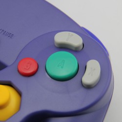 Manette Pad Joystick GameCube USB Pour PC, Linux & Mac - Rétro Gaming - Violet