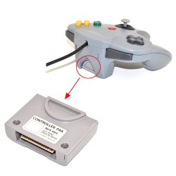 Cartouche Mémoire D'Extension 128 Mo pour Manette N64 (NUS-004)