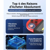 Double Manettes sans fil pour Nintendo Switch avec lumières RVB (noir et or)