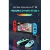 Double Manettes sans fil pour Nintendo Switch avec lumières RVB (noir et or)