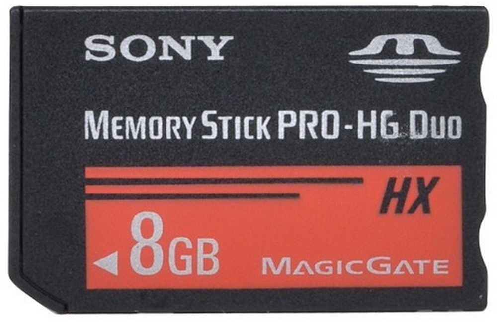 Carte Mémoire PSP Memory Stick PROHG Duo Sony 4Go, 8Go, 16Go et