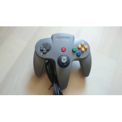 Controller Manette N64 filaire pour Nintendo 64 - Gris