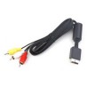 Cable Audio et Video A/V - RGB Pour PS1, PS2 & PS3