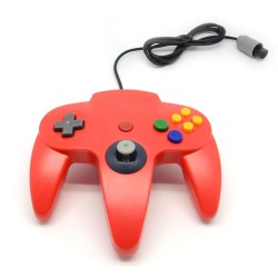 controller-manette-n64-filaire-pour-nintendo-64-rouge