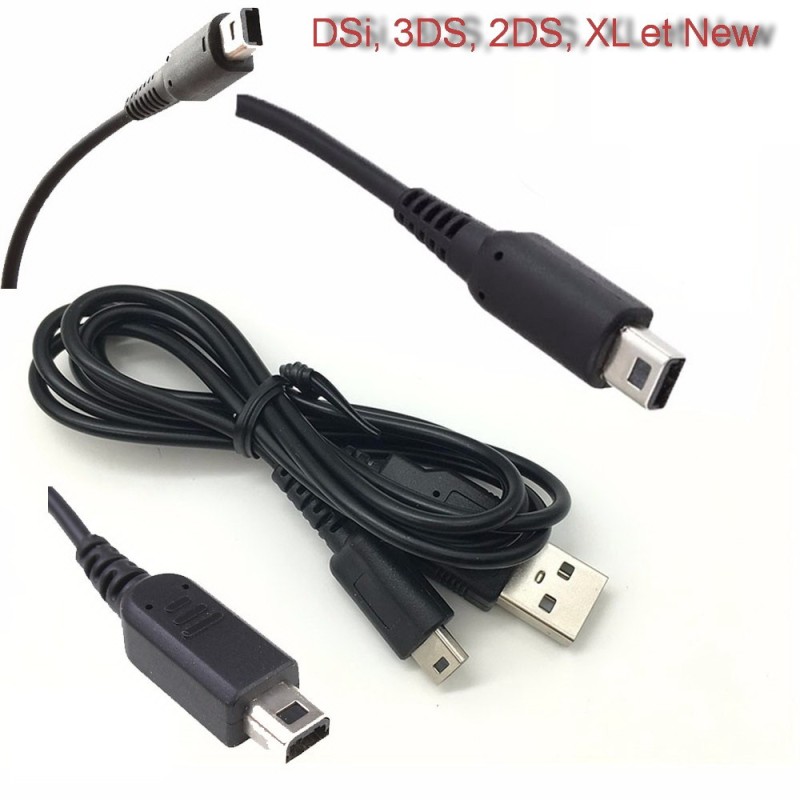 Cable USB de charge pour Nintendo 3DS_4 Cable USB de charge pour Nintendo 3DS_4