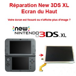 Ecran LCD (IPS) supérieur (haut) de remplacement pour Nintendo New 3DS XL