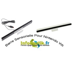 BARRE CAPTEUR INFRAROUGE FILAIRE POUR NINTENDO Wii, WiiU™