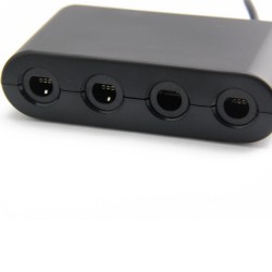Adaptateur Filaire 4 Manettes GameCube pour  Wii U, Switch ou PC Windows 10/11