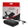 Adaptateur Filaire 4 Manettes GameCube pour  Wii U, Switch ou PC Windows 7/8/10