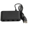 Adaptateur Filaire 4 Manettes GameCube pour  Wii U, Switch ou PC Windows 7/8/10